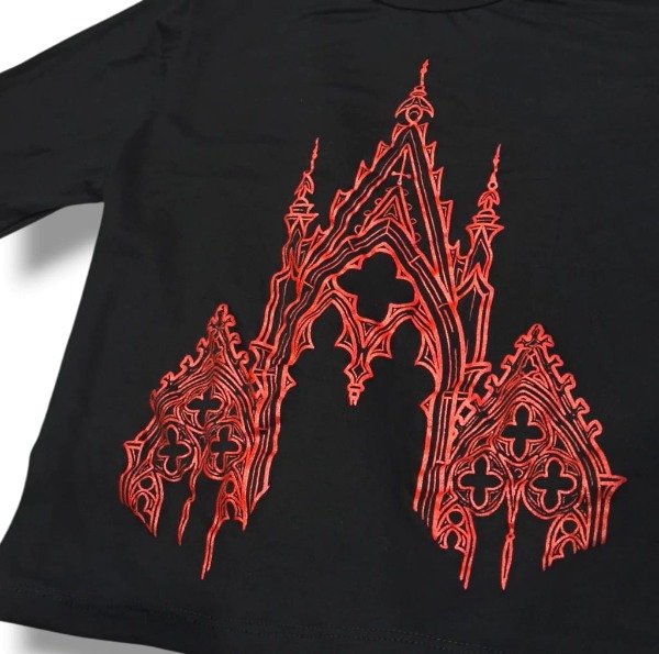 Producto - Camiseta Manga Campana Catedral Rojo - 4