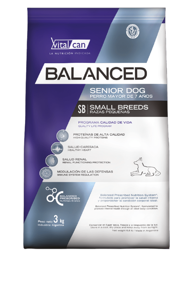 Producto - Balanced perro senior raza pequeña