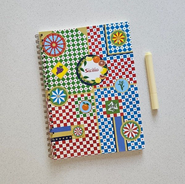 Producto - Cuaderno A4 Carretto Siciliano - Universitario