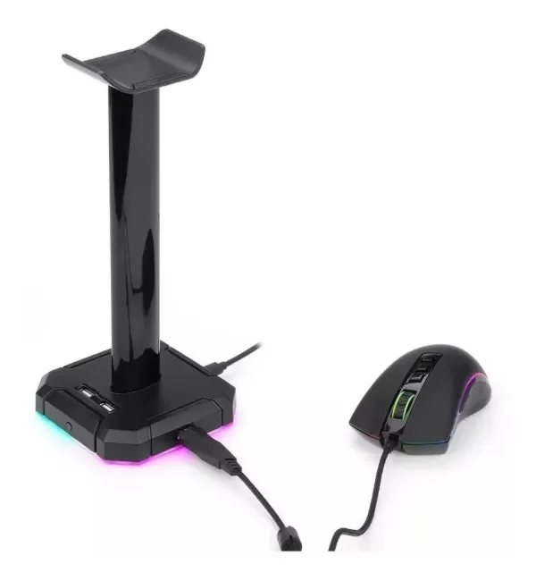 Producto - Soporte Gamer Auricular Redragon Scepter Pro Ha300 Rgb Hub
