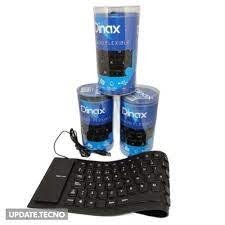 Producto - TECLADO DINAX FLEXIBLE USB