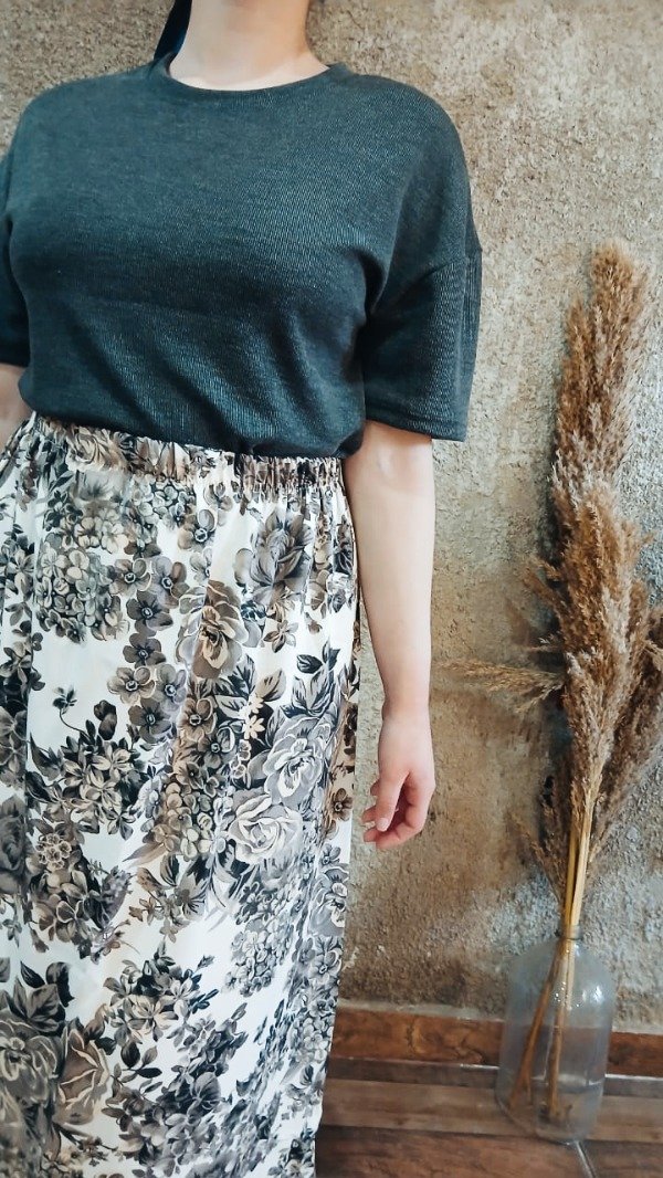 Producto - Falda de lino (estampada NRO.3)