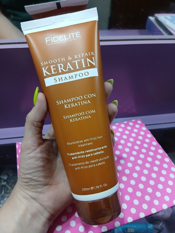 Producto - Shampoo con keratina fidelite