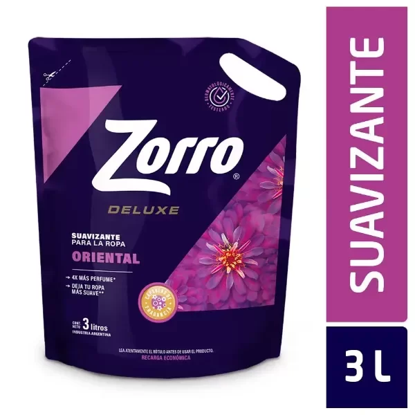 Producto - SUAVIZANTE ZORRO ORIENTAL X3