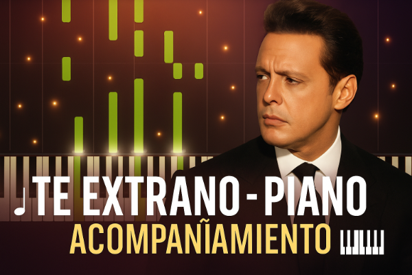 Producto - Luis Miguel - Te Extraño Piano Acompañamiento