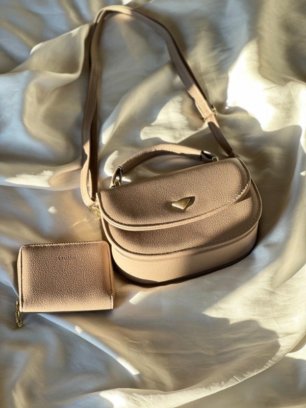 Producto - Mini Bag beige c/billetera