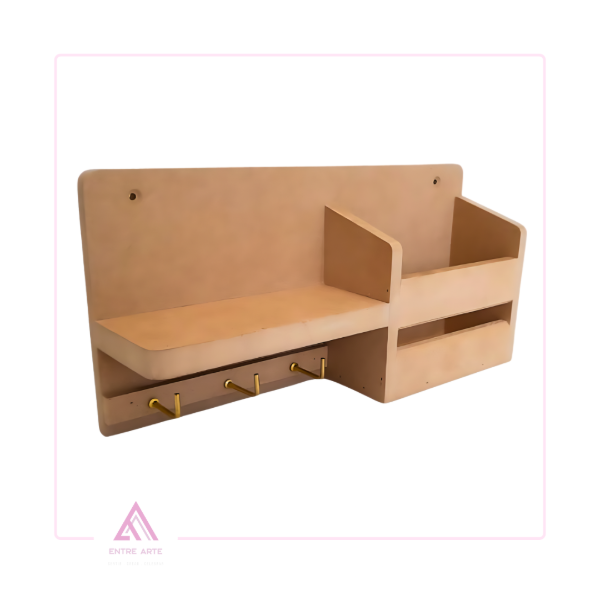 Producto - PORTA LLAVE C/ESTANTES Y PORTA CARTA