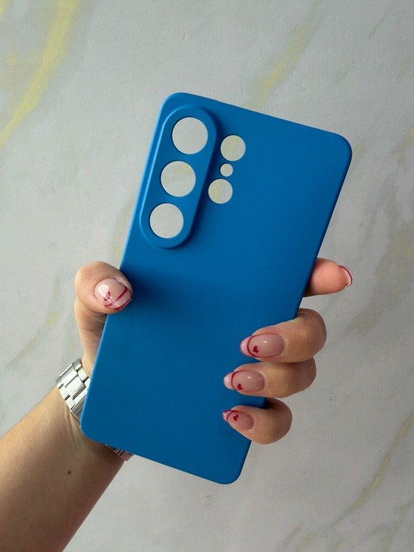 Producto - Silicone con felpa modelos nuevos celeste