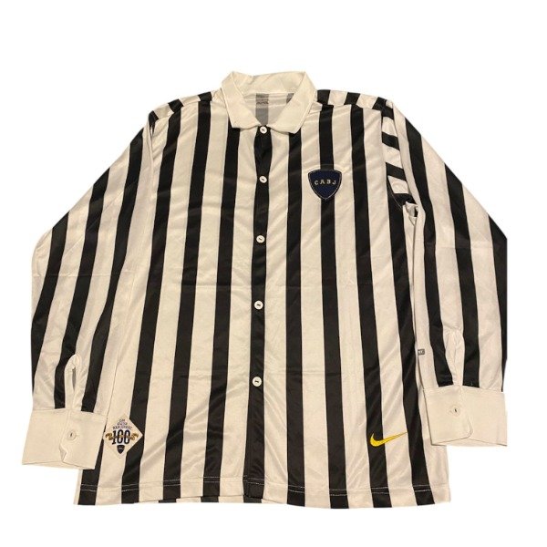 Producto - Camisa Xentenario 2005 - Rayada Blanca y Negro