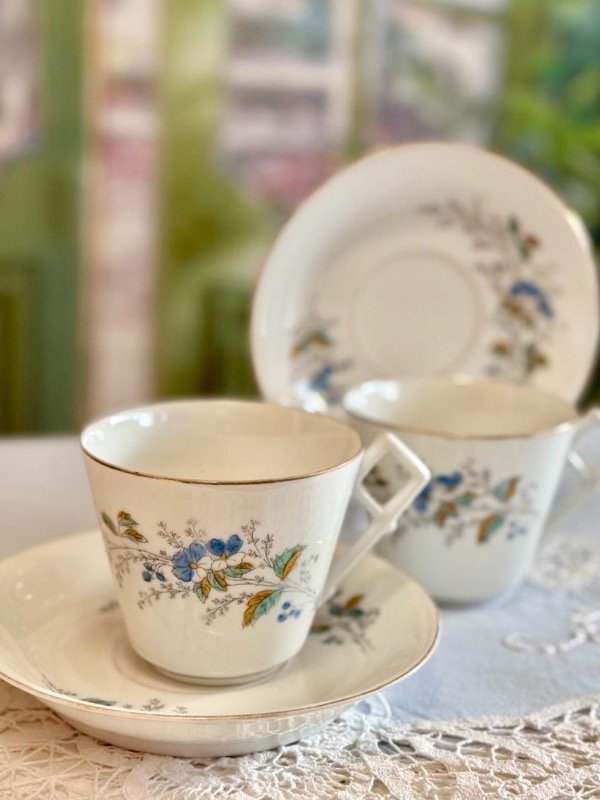 Producto - Taza y plato de té Art Deco WG and Co 1891 - 0