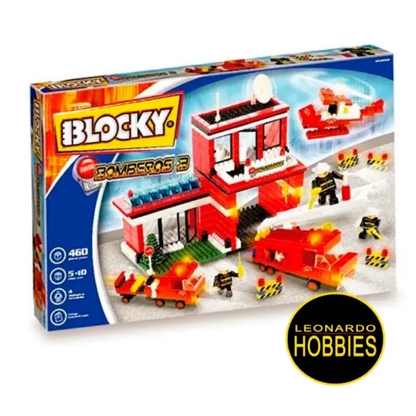 Producto - Set Bomberos 3 460 piezas Blocky 0652