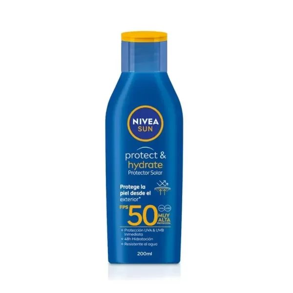 Producto - PROTECTOR SOLAR NIVEA - PROTECT Y HYDRATE - CREMA FPS 50+ 200ML