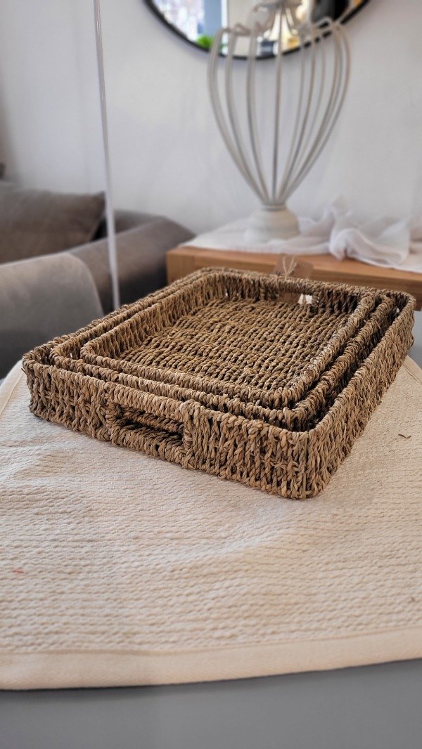 Producto - Bandeja de seagrass rectangular S