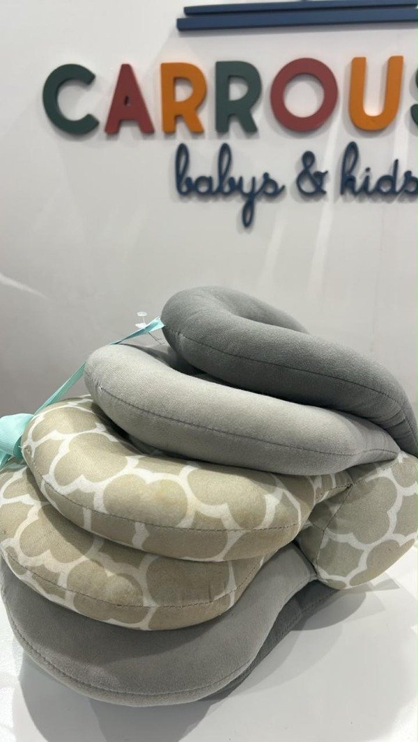 Producto - Almohadón para amamantar gris y beige - 2