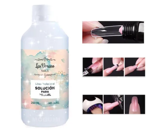 Producto - SOLUCIÓN DE POLYGEL LAS VARANO 250 ml