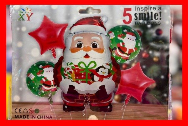 Producto - Set x5 navidad Papá Noel