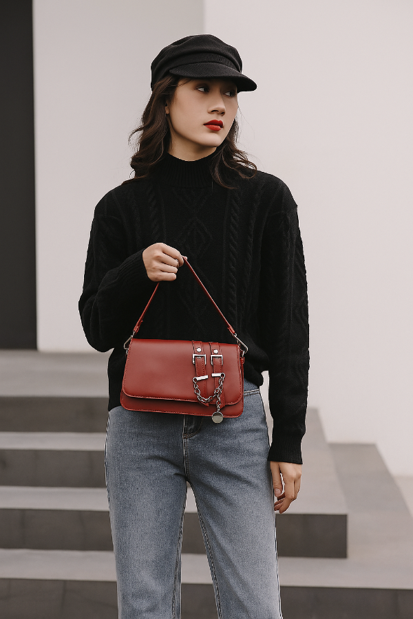 Producto - CARTERA BERENICE Bordo - 1