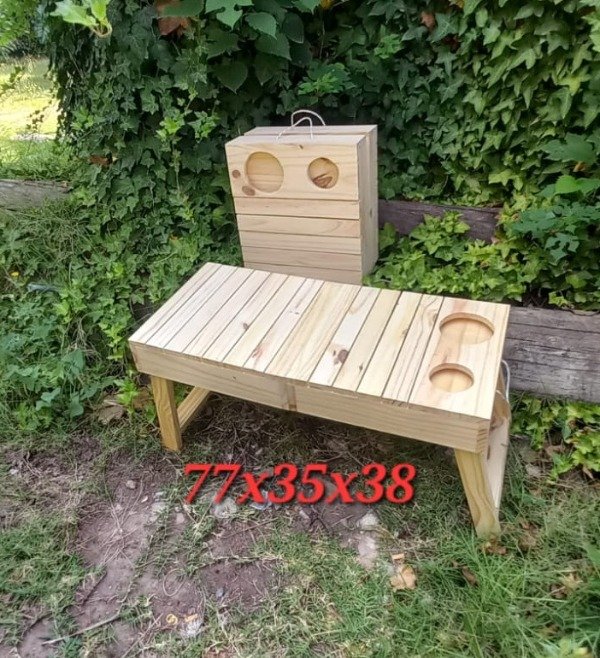 Producto - Mesita matera plegable