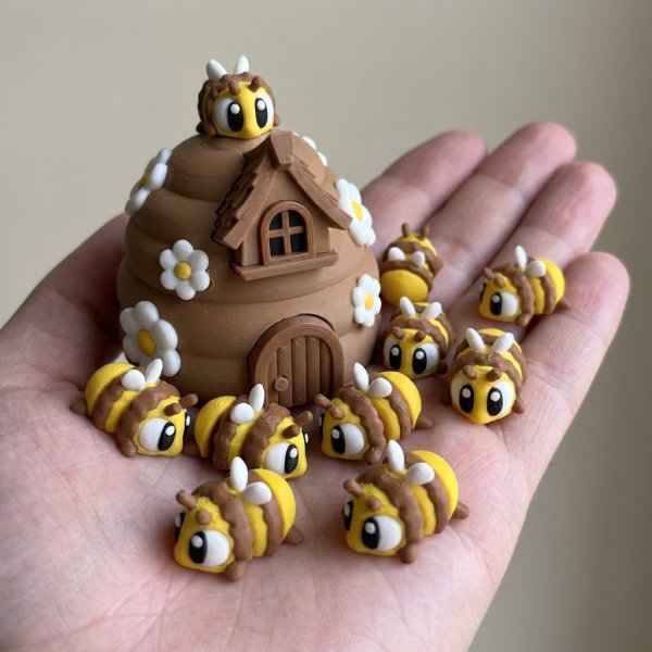 Producto - Abeja con Colmena - 1