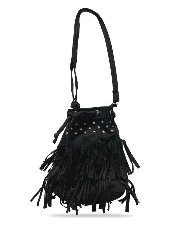 Producto - Fringe bagg black boho
