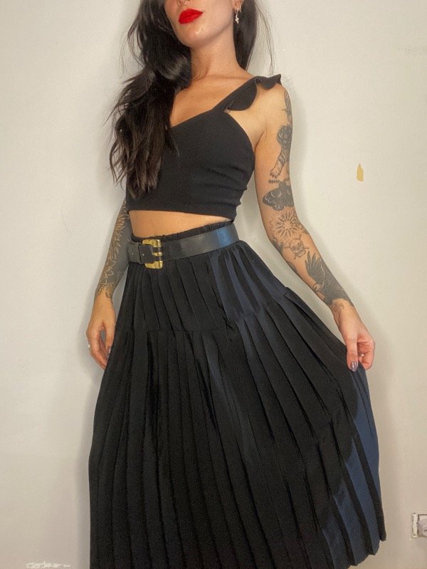 Producto - Falda Plizada T.S/M/L