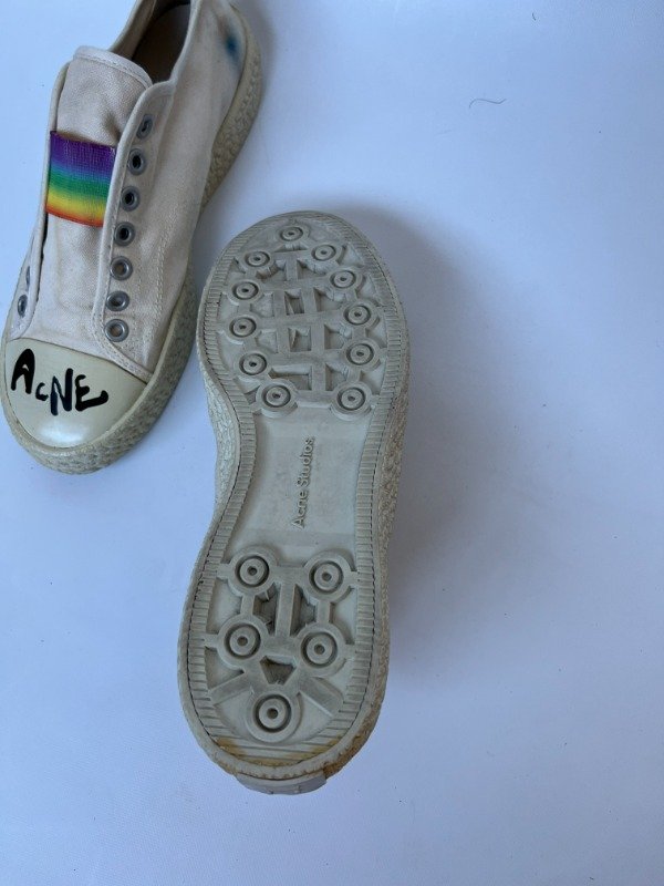 Producto - Acne Studios Graffiti Slip On Canvas - 3