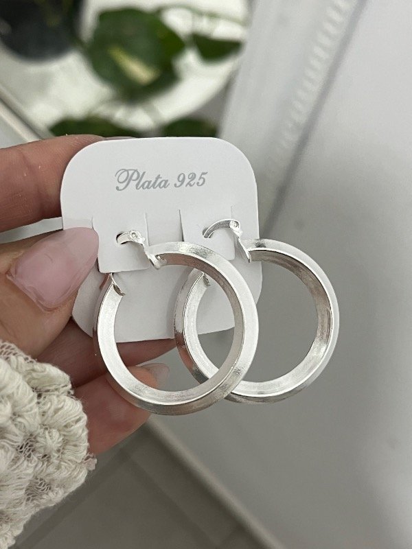 Producto - Aros argollas gruesas 3.5cm