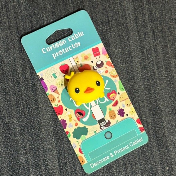 Producto - Protector de cable Lightning pollito
