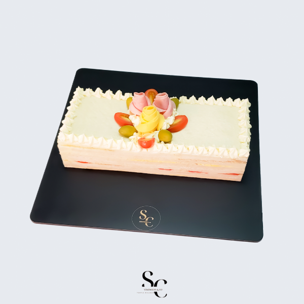 Producto - Torta Sándwich Mini Rectangular Vegetariana