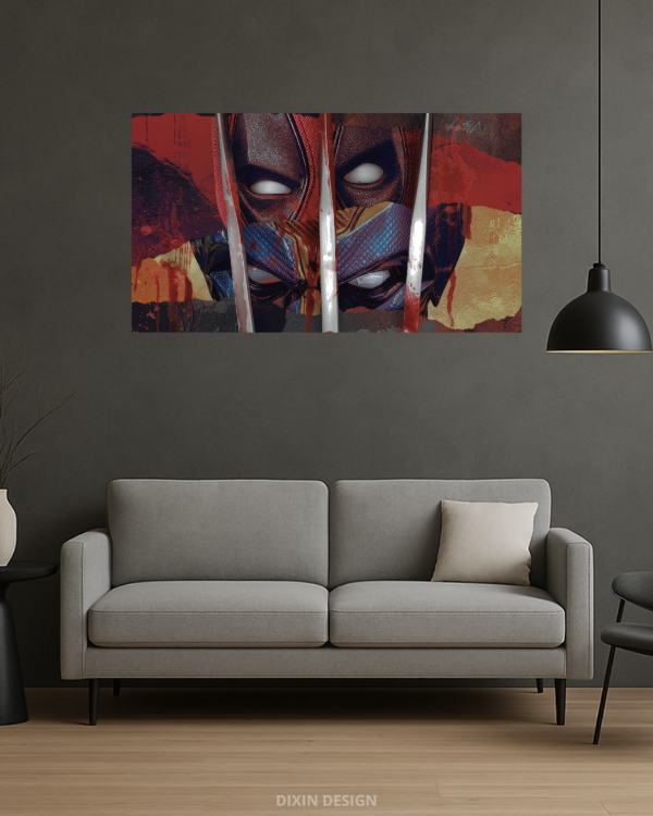 Producto - Cuadro Mural DeadPool y Wolverine