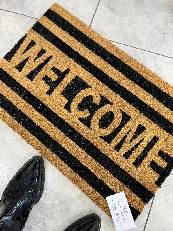 Producto - Felpudo Welcome combinado