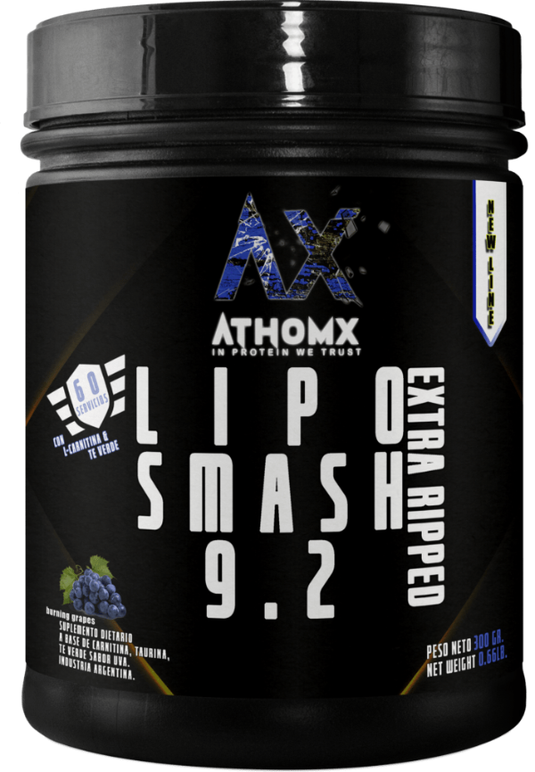 Producto - Lipo Smash 9.2 Extra Ripped 60 Serv Athomx Fat Burner