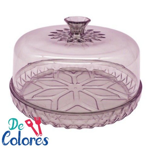 Producto - Campana acrílica rosa -18 cm