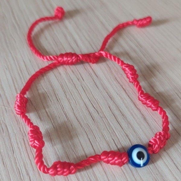 Producto - PULSERA 7 NUDOS + OJO TURCO