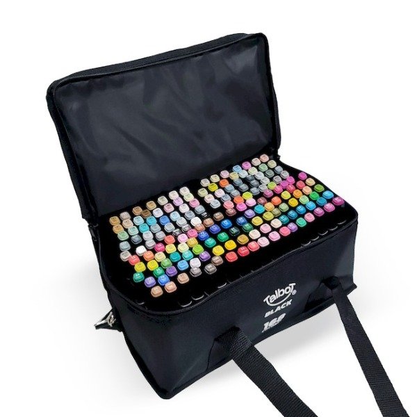 Producto - MARCADOR TALBOT BLACK DOBLE PUNTA x 168U.