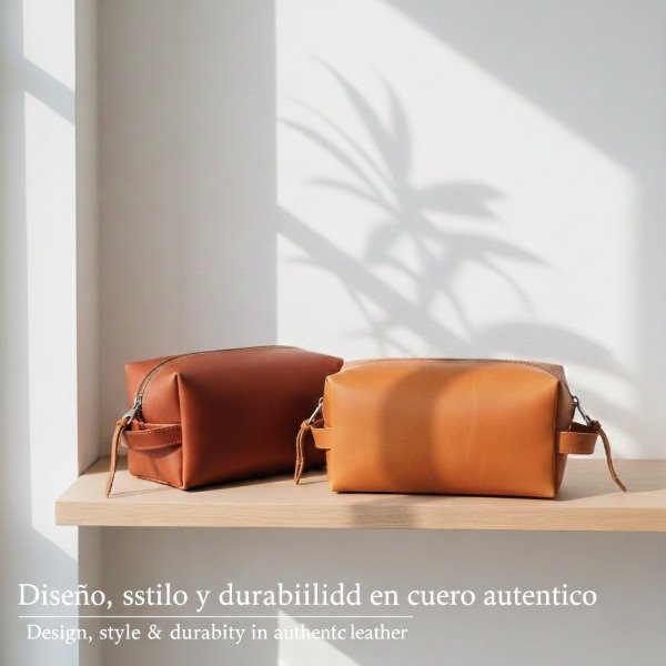 Producto - Necessaire de cuero vacuno "VEGAS" - 0