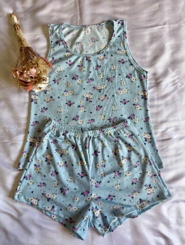 Producto - Pijamita Morley estampado celeste