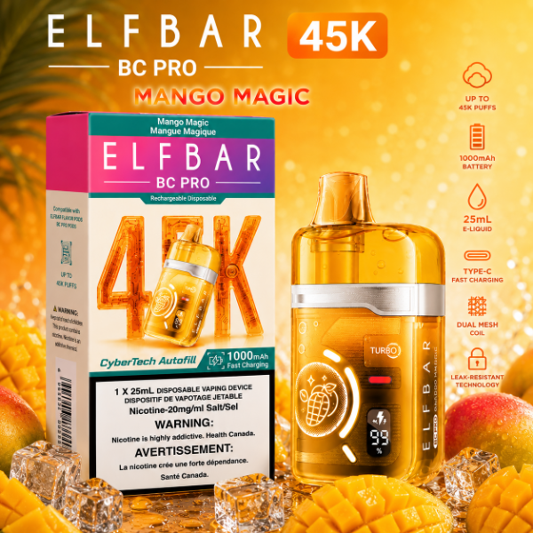 Producto - ELFBAR BC PRO 45K MANGO MAGIC