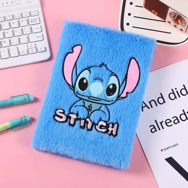 Producto - Cuaderno Stitch de peluche