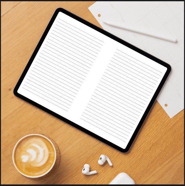 Producto - ARCHIVO DIGITAL rayada para libreta abrochada