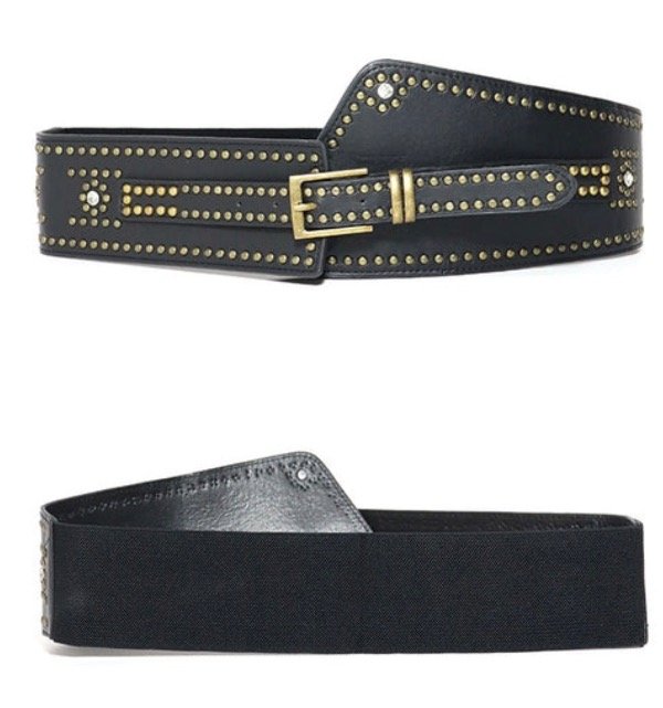 Producto - Cinto Faja Negro con Dorado - 0