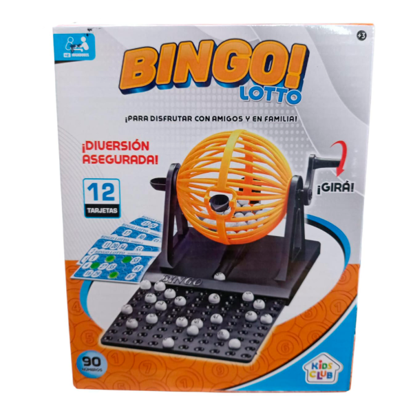 Producto - BINGO BOLILLERO + 12 TARJETAS