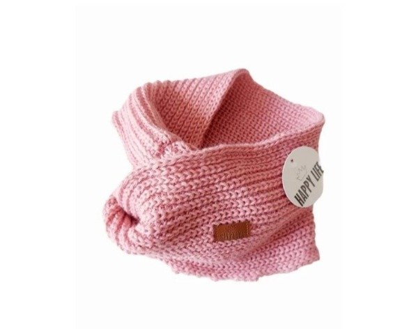Producto - Cuello Tejido Infinito - Rosa Viejo