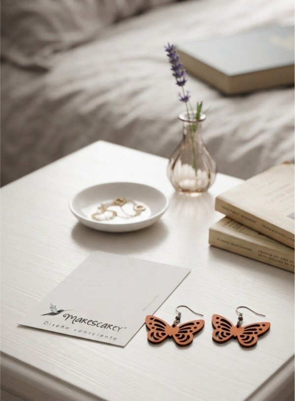 Producto - Aros Mariposa Pontiac / Naranja Valencia - 2