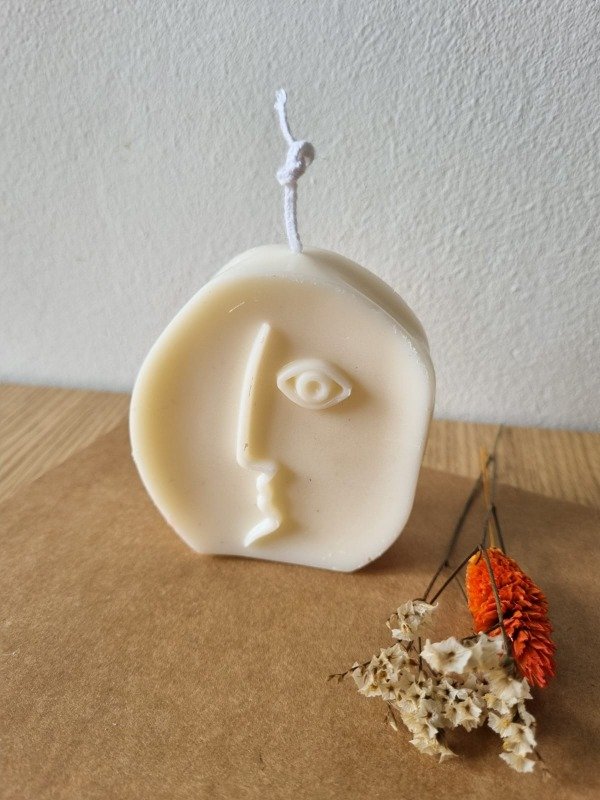Producto - Vela rostro abstracto
