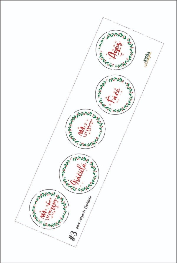 Producto - Estampas UV 8x28 Navidad #72