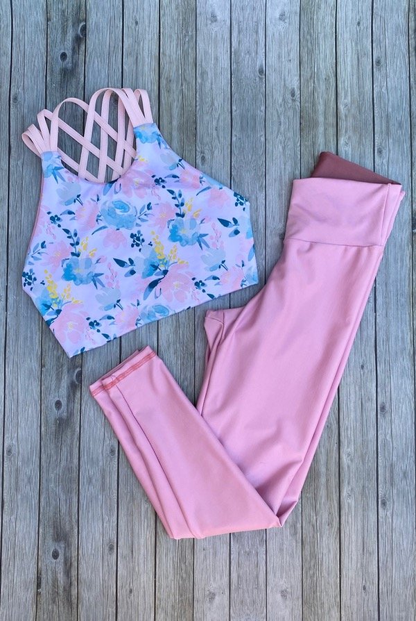 Calza larga rosa pastel — imagen 5