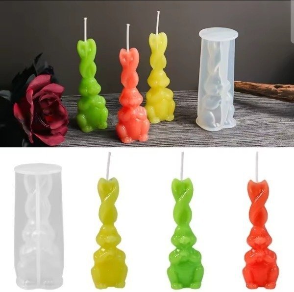 Producto - Molde silicona conejito orejas trenzadas - 4