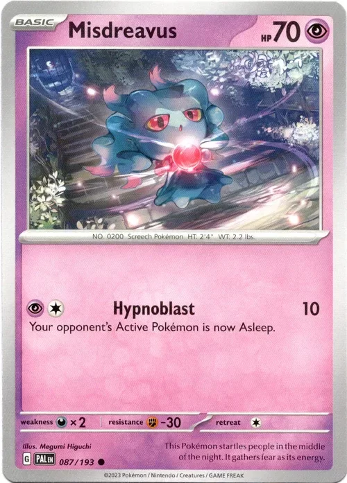 Producto - Misdreavus - 087/193 - Paldea Evolved