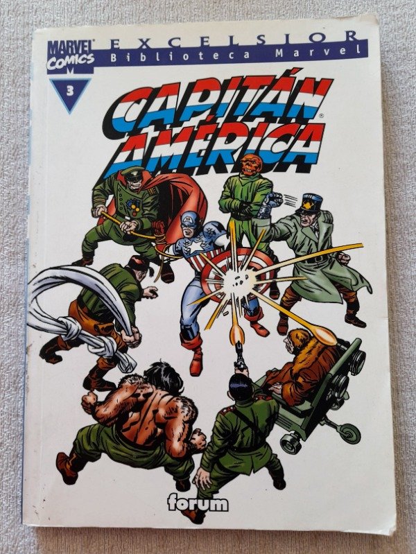 Producto - Capitán América - Excelsior Biblioteca Marvel #3 - Forum